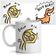 Caneca Usq Cães E Gatos Bom Dia