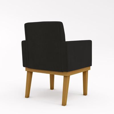 Kit 10 Poltronas Decorativa Reforçada Oferta - Balaqui Cor:preto Preto
