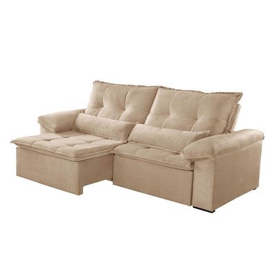 Sofá Parma Linho 02 Módulos De 90cm B25cm Meu Sofá Online A226 Linho Bege