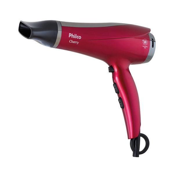 Secador de Cabelo Philco Cherry Vermelho - 2100W