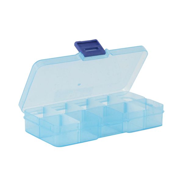Organizador Plástico Le com 10 Divisórias 13x7x2,5cm Translúcido Cores Diversas - Item Sortido Organizador Plástico Le com 10 Divisórias 13x7x2,5cm Translúcido Cores Diversas - Item Sortido