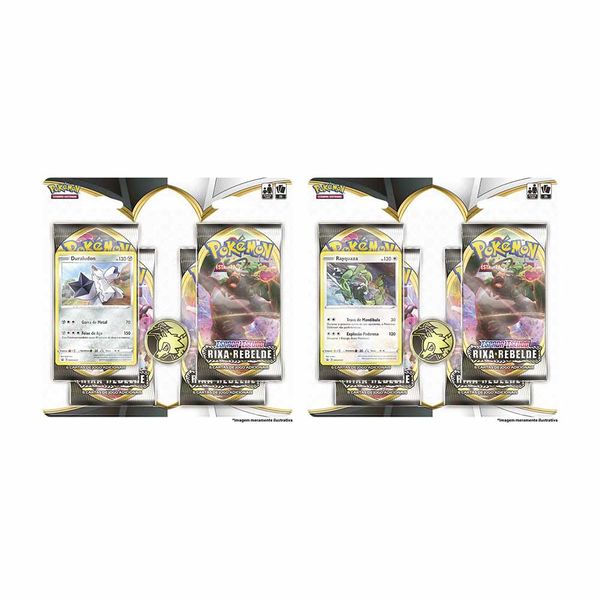 Jogo Copag Pokémon EE2 Blister Quádruplo Rixa Rebelde Capas Diversas – Item Sortido