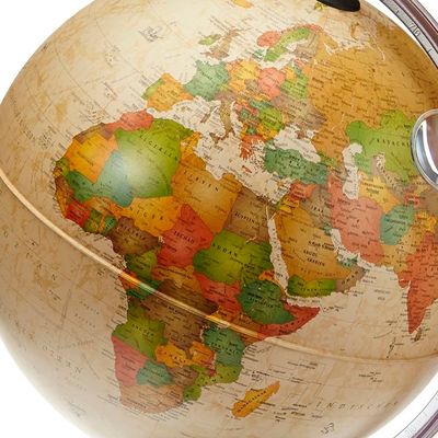 Globo Terrestre Marco Polo Antigo 30 Cm - Com Luz e Lupa - Tecnodidattica - 0330MPANPB1MFL46