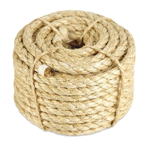 Corda Trançada Le 10mm 15m 1000g Natural