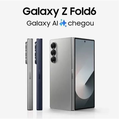 Smartphone Samsung Galaxy Z Fold6 512GB Azul 5G - Tela dobrável de 7.6" e 12GB de RAM