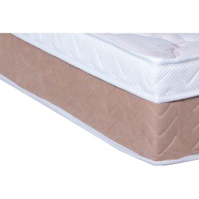 Cama Box Baú Casal: Colchão Anatômico Orthoflex Foggia Premier + Base Crc Suede Clean (138x188)