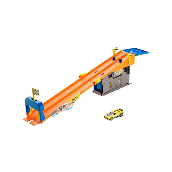 Pista Hot Wheels City Corrida Garagem de Altura