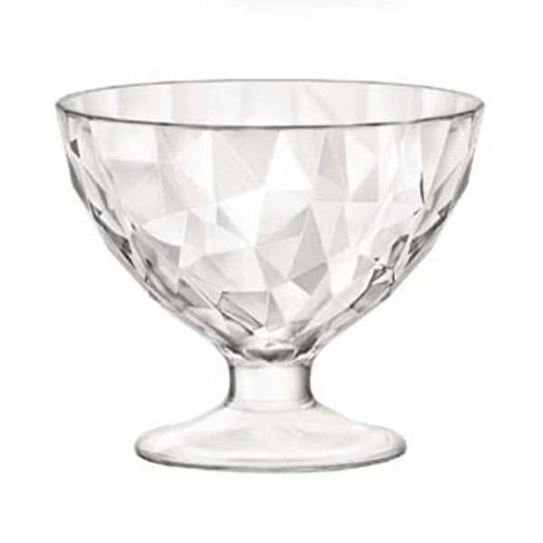 Conjunto de Taças para Sobremesa de Vidro Bormioli Rocco Diamond 6 Peças - 360ml
