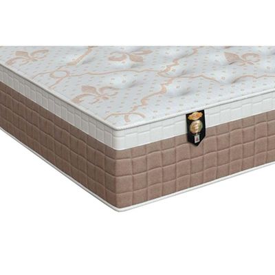 Cama Box Queen: Colchão Molas Masterpocket Ensacadas Orthoflex Sensitive + Base Crc Courano White (158x198)
