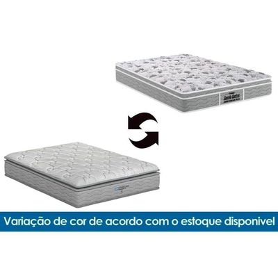 Cama Box Queen: Colchão Ortopédico Probel D45 Anatômico Guarda Costas Próextreme Plus + Base Crc Courano White (158x198)