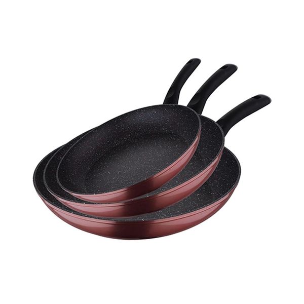 Conjunto de Frigideiras Antiaderente Bergner Pixel San Ignacio em Alumínio Forjado Cobre 3 Peças Conjunto de Frigideiras Antiaderente Bergner Pixel San Ignacio em Alumínio Forjado Cobre 3 Peças