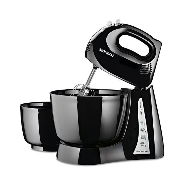 Batedeira Mondial Duo Cake NB-04 Preta - 400W 127V Batedeira Mondial Duo Cake NB-04 Preta - 400W 127V
