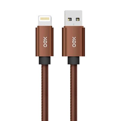 Cabo Lightning Oex em Couro 1M CC100 Café