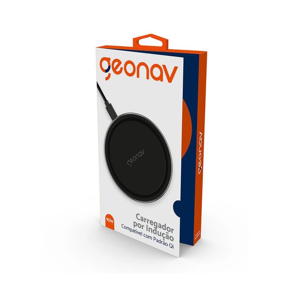 Carregador por Indução Compatiível com Padrao QI 10W Geonav