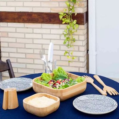 Pegador de Saladas Oikos Mãozinha de Bambu