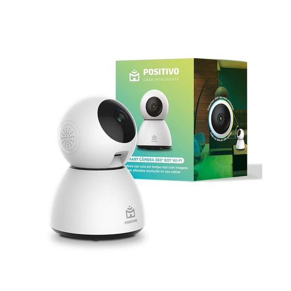 Câmera Inteligente Bot Wi-Fi 360º Full HD Positivo Câmera Inteligente Bot Wi-Fi 360º Full HD Positivo