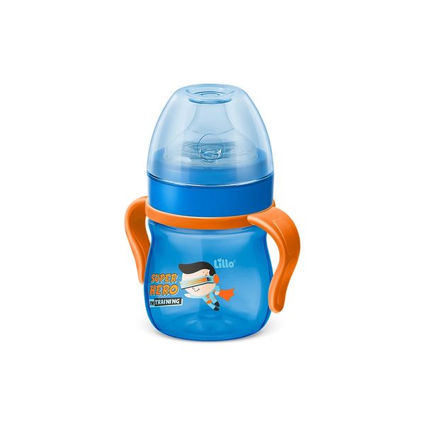 Caneca de Aprendizado Lillo com Alça Evolution Bebedor Silicone Menino 150ml Caneca de Aprendizado Lillo com Alça Evolution Bebedor Silicone Menino 150ml