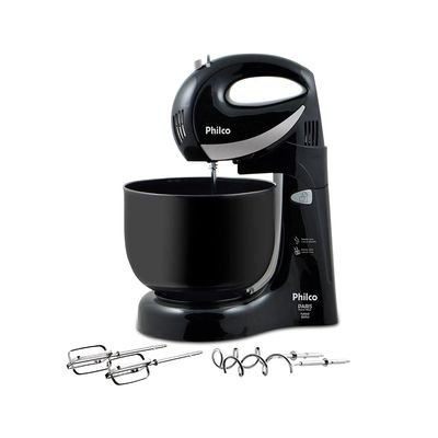 Batedeira Philco Paris Power Mixer Turbo Preto - 350W 127V