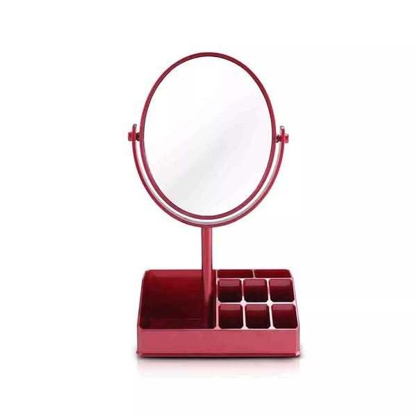 Espelho de Mesa Jacki Design com Divisórias Vermelho