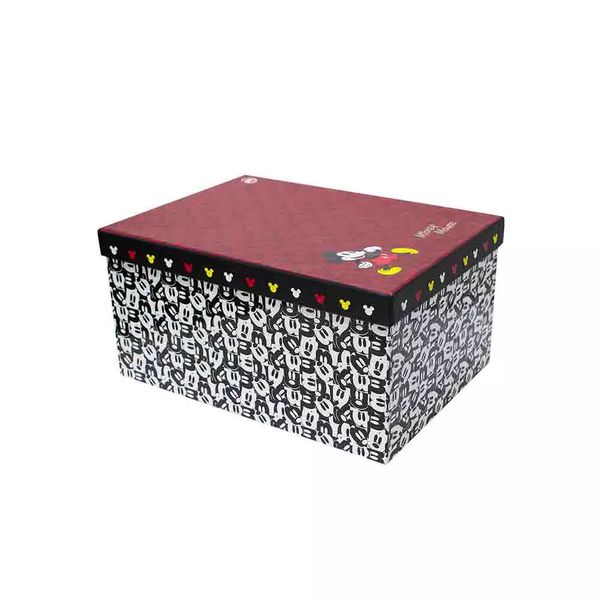 Caixa Organizadora Dac Retangular Média Cartonada Disney Mickey