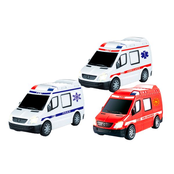 Carro Zoop Toys Emergência Controle Remoto 7 Funções - Item Sortido