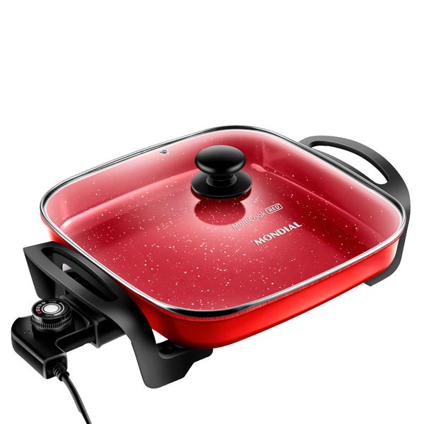 Panela Elétrica Mondial Multicook Premium PE-49-RC 1200W Preto - 220V Panela Elétrica Mondial Multicook Premium PE-49-RC 1200W Preto - 220V