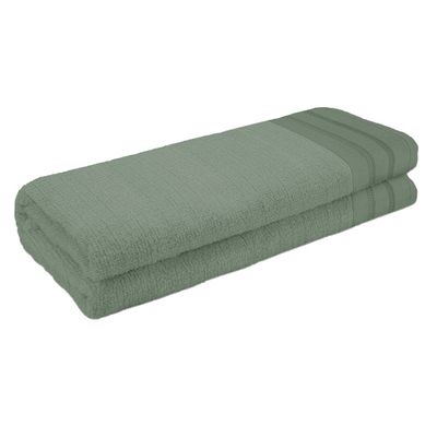 Toalha de Banho Santista Mineral 100% Algodão Fio Penteado Verde Musgo