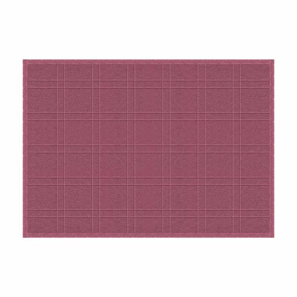 Toalha de Piso Santista Square Antiderrapante Algodão 50x80cm Rosé