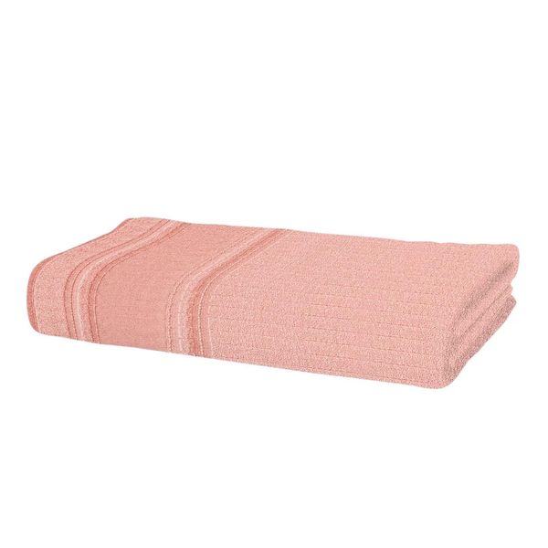 Toalha de Rosto Atlântica Atelier 100% Algodão 80x50cm Rosa Chá