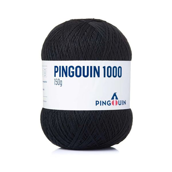 Fio Pingouin 150g 0001 Preto