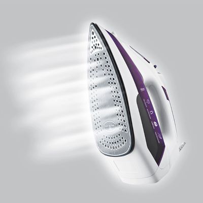 Ferro a Vapor Ceramic Express Mondial 220V 1200W Branco/Lilás - F-40