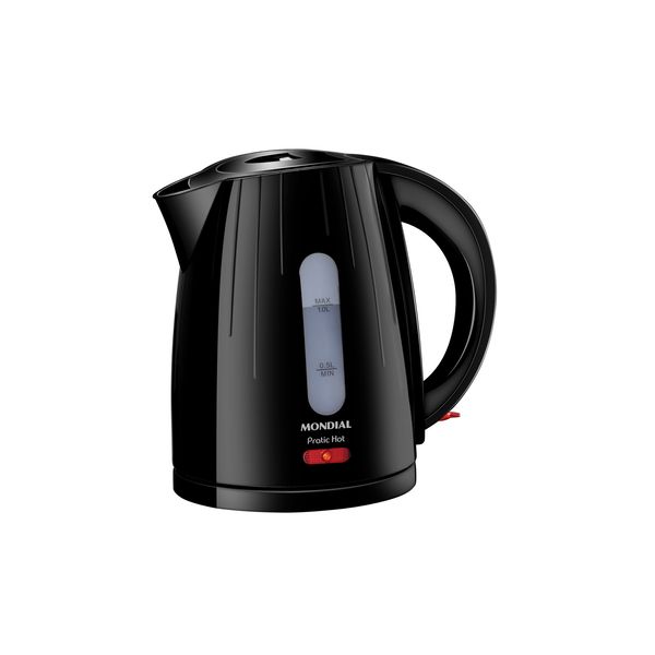 Chaleira Elétrica Mondial Pratic Hot Preta CE-07 1L - 127V Chaleira Elétrica Mondial Pratic Hot Preta CE-07 1L - 127V