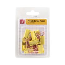 Binder Clip Le Rosé 19mm com 12 Unidades