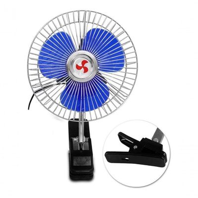 Kit 3 Mini Ventilador Veicular Carro Ônibus Caminhão De 15cm