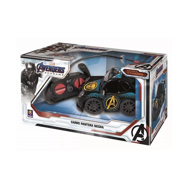 Carro Controle Remoto Pantera Negra Mimo com 7 Funções Carro Controle Remoto Pantera Negra Mimo com 7 Funções