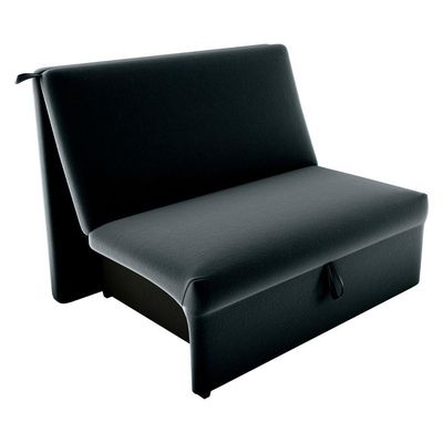 Sofá Cama Para Descanso Galway Veludo Inca Preto