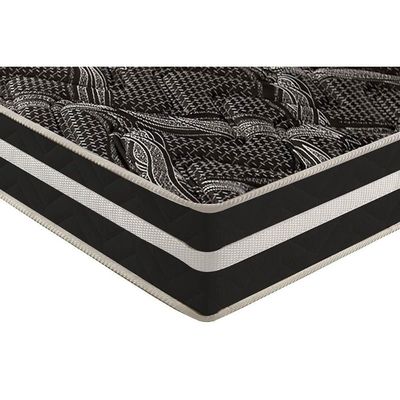 Conjunto Box Baú Casal: Colchão Molas Paropas D28 - Master Ag80 Black Double Face 25 + Base Crc Suede Black (138x188)