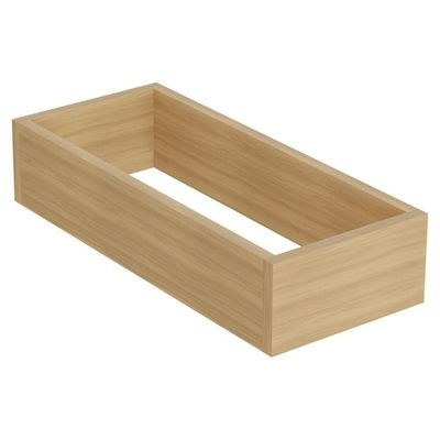 Módulo Cozinha Rainha Kit De Rodapé Multilinha 20x47x10cm Nature