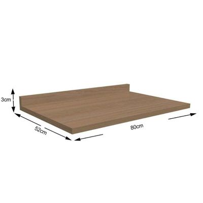 Módulo Cozinha Nox Tampo Para Balcão E607 80cm Nogal