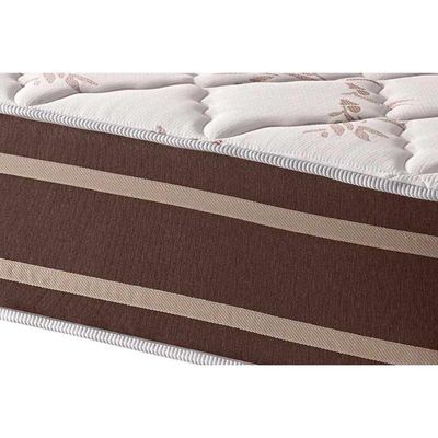 Conjunto Box Casal: Colchão Molas Superlastic Duo Sono + Base Crc Suede Brown (138x188)