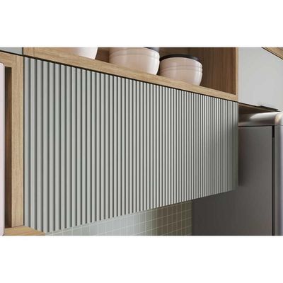 Cozinha Modulada Completa Marquesa 2 Peças 1 Aéreo + 1 Balcão C2p29 Nature