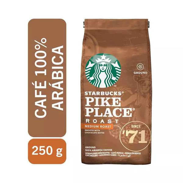 Café Starbucks Medium Place Nestlé Torrado e Moído 250g Café Starbucks Medium Place Nestlé Torrado e Moído 250g