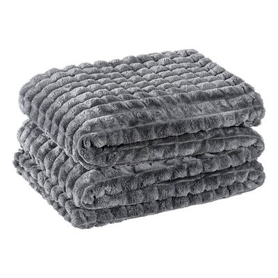 Cobertor Queen Willow Manta Flannel Ultrasoft Gris