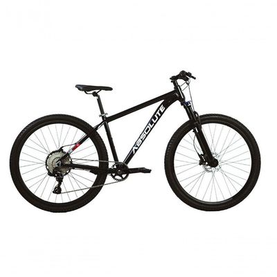 Bicicleta Aro 29 Absolute Nero 5 12v Garfo Trava No Guidão Freios Hidráulicos Preto Tam 19