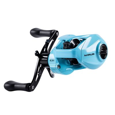 Carretilha para Pesca Maruri Luke Azul 5 Rolamentos - Esquerda