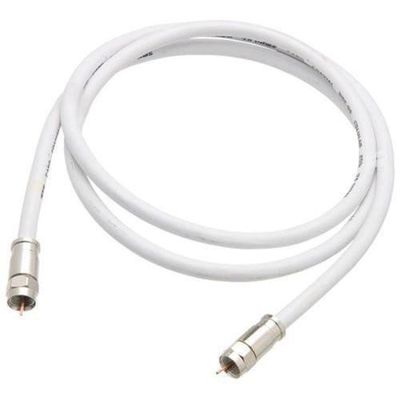 Cabo Coaxial Antena Tv Digital 1M Pronto Uso 75Ohms Rg6 Rf