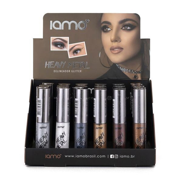 Delineador Iamo Glitter Metalizada Heavy Metal - Item Sortido Delineador Iamo Glitter Metalizada Heavy Metal - Item Sortido