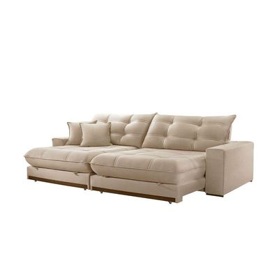 Sofá Duque Dois Módulos De 90cm B25cm Meu Sofá Online A294 Linho Creme