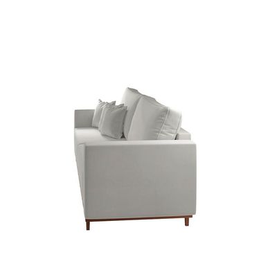 Sofá Djon 02 Módulos De 80cm B20cm Meu Sofá Online B026 Veludo Prata