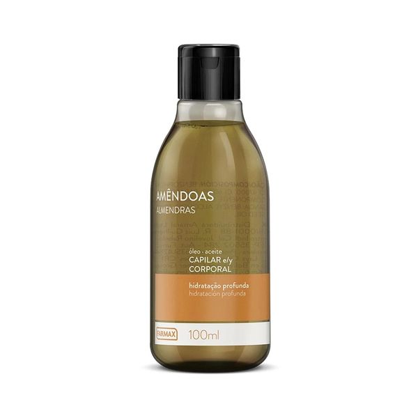 Óleo Capilar e Corporal Amêndoas Farmax 100ml Óleo Capilar e Corporal Amêndoas Farmax 100ml